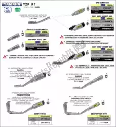 Aquí puede pedir medio sistema de escape, titanio race-tech + tubo de conexión de Arrow , con el número de pieza AR71179HK: