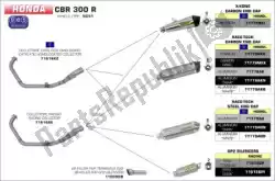 Qui puoi ordinare collettore catalitico di scarico cee da Arrow , con numero parte AR71616KZ: