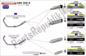 ARROW AR71779PKK exh race tech titanio, tapa de carbono - imagen 24 de 24