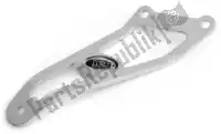 41380104, R&G, Support d'échappement argent    , Nouveau