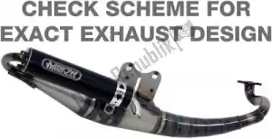 ARROW AR33515EN exh extreme dark scooter exhaust - Upper side