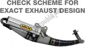 ARROW AR33515ENA exh extreme aluminum scooter exhaust - Upper side