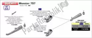 ARROW AR71876PRN exh pro race nichrom ciemny - Prawa strona