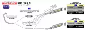 ARROW AR51506AO exh calle trueno aluminio - Lado superior