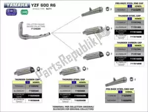 ARROW AR71699AO exh thunder aluminium for stock collectors eec - Rechterkant