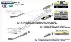 ARROW AR71159HCP medio sistema de escape, pro race titanium + tubo de conexión - imagen 11 de 11
