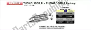 ARROW AR71677MO exh race tech carbono eec - Parte de cima