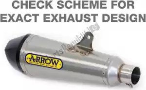 ARROW AR71494MI exh mid-pipe for x-kone silencers - Lower part