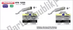 ARROW AR71762PO exh race-tech titanium - Midden