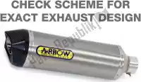 AR72625AK, Arrow, Exh maxi race tech aluminum, carbon end cap eec    , New