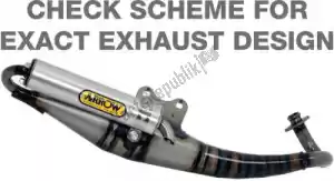 ARROW AR33515EN exh extreme dark scooter exhaust - Lower part
