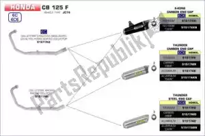 ARROW AR51517AKN exh thunder alluminio scuro, fondello in carbonio - Parte inferiore