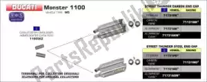 ARROW AR11005KZ exh kit de conversores catalíticos - Lado inferior