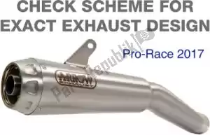 ARROW AR71214PR exh pro race titanium kit - image 9 of 10