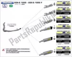 ARROW AR71828AKN exh race-tech aluminio oscuro, tapa de carbono - imagen 16 de 17