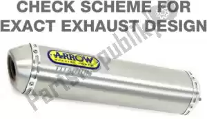 ARROW AR51066SU kit de flechas de fibra de carbono exh street 2t - Lado inferior