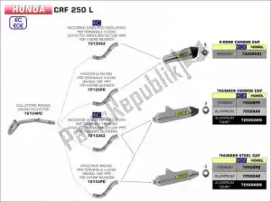 ARROW AR72133KZ tubo intermedio catalítico exh para silenciadores truenos eec - Medio