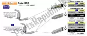 ARROW AR71813AKB exh thunder alluminio bianco, fondello in carbonio - immagine 19 di 19