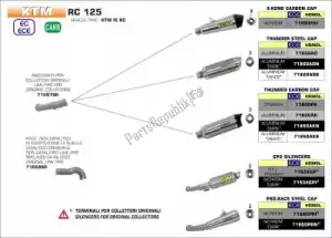 ARROW AR71860AKB exh tonnerre aluminium blanc, embout carbone - image 30 de 31