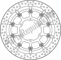 6215116091, Moto Master, Schijf 116091, halo t-floater alu disc 320    , Nieuw