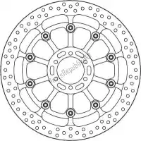 6215117048, Moto Master, Schijf 117048, halo t-floater alu disc 329    , Nieuw