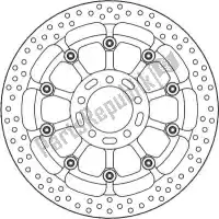 6215117049, Moto Master, Disc 117049, halo t-floater alu disc 329    , New