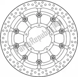 Tutaj możesz zamówić tarcza 117051, halo t-floater alu disc 320 od Moto Master , z numerem części 6215117051: