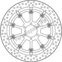 6215152102, Moto Master, Schijf 152102, halo t-floater alu disc 320    , Nieuw