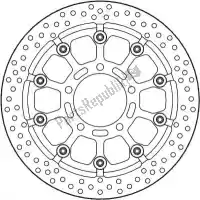 6215152103, Moto Master, Schijf 152103, halo t-floater alu disc 300    , Nieuw