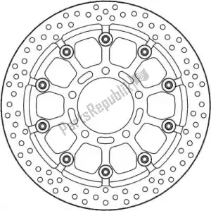 MOTO MASTER 6215152103 dysk 152103, halo t-floater alu disc 300 - Dół