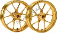 30760006, Marchesini, Wiel kit 3.5x16.5 m10rr kompe motard alu gold    , Nieuw