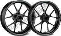 30760002, Marchesini, Wheel kit 3.5x16.5 m10rr kompe motard alu black    , New