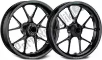 30760002, Marchesini, Kit ruedas 3.5x16.5 m10rr kompe motard alu negro    , Nuevo