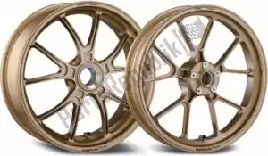 MARCHESINI 30006206 wiel kit 3.5x17 m10rs kompe alu gold - Bovenkant