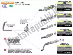 ARROW AR71890PR exh pro race titanio - Il fondo