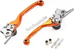 ZETA ZE444157 pivot lever set, orange - Bottom side