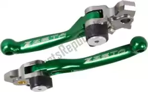 ZETA ZE441124 pivot lever set, green - Bottom side