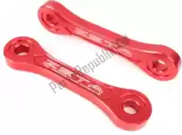 ZE5605582, Zeta, Suspension lowering lowdown links, red    , New