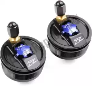ZETA ZE5610070 acc front fork cap kx450f13-14 black - Bottom side