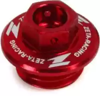 ZE892120, Zeta, Tapon de llenado de aceite acc crf250r18-rojo    , Nuevo
