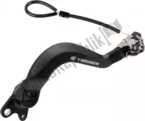 ZETA ZE907350 pedale del freno a grilletto, nero - Lato superiore