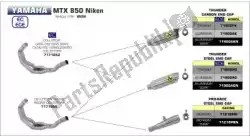 Here you can order the exh pro race nichrom from Arrow, with part number AR71218PRI: