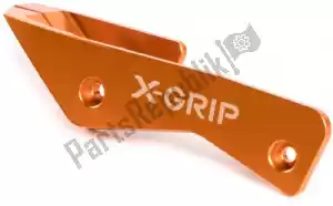 X-GRIP 0513XG1869 guarda braço oscilante besch ktm 08- / hsq 14- laranja - Lado inferior