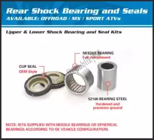 ALL BALLS 200295025 rep shock bearing kit 29-5025 - Upper side