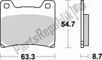 BR661SM1, Braking, Pastiglie freno 661 sm1 pastiglie freno semi metalliche    , Nuovo