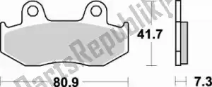 BRAKING BR667CM44 klocek hamulcowy 667 cm44 klocki hamulcowe spiekane - Dół