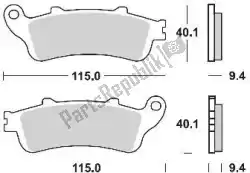 Here you can order the brake pad 653 sm1 brake pads semi metallic from Braking, with part number BR653SM1: