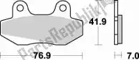 BR673SM1, Braking, Remblok 673 sm1 brake pads semi metallic    , Nieuw