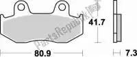 BR667SM1, Braking, Brake pad 667 sm1 brake pads semi metallic    , New