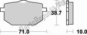 BRAKING BR683SM1 klocek hamulcowy 683 sm1 klocki hamulcowe pó?metaliczne - Dół